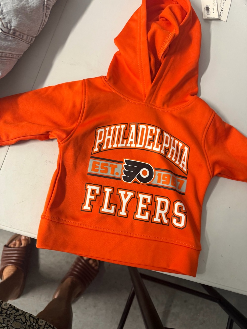 Orange Kids Hoodie NHL, Philadelphia Flyers hoodie size 12 months new with tags